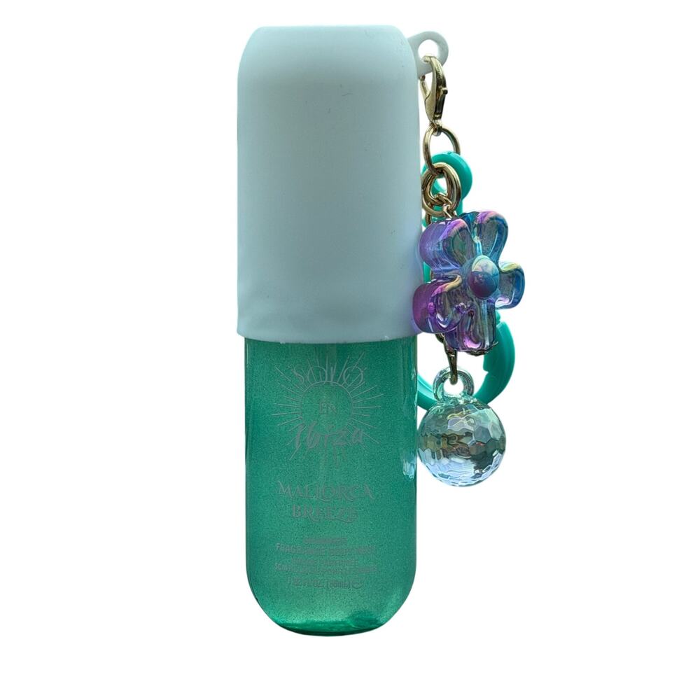 Solo En Ibiza Shimmer Fragrance Body Mist, Mallorca Breeze Trvl Key Chain 1.02oz